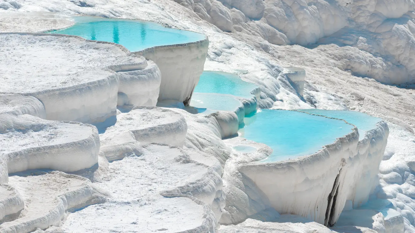 Pamukkale piscine travertino