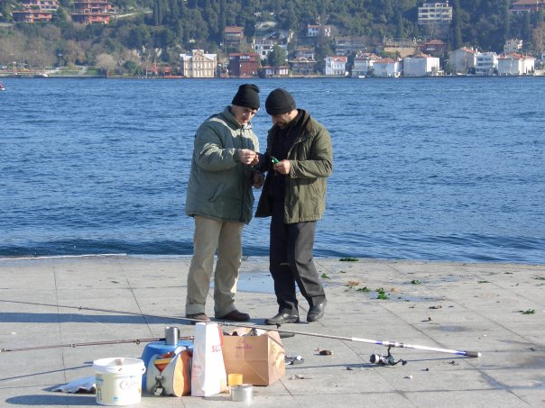 arnavutkoy - pescatori sul bosforo